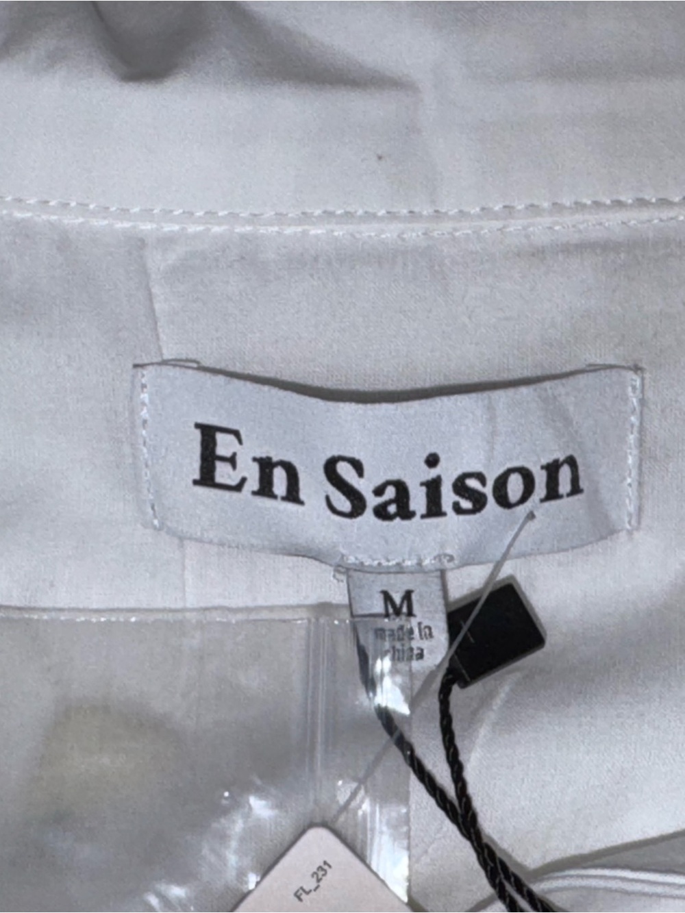 En Saison Nellie Buttondown Shirt from Anthropologie Cocktail Print Size M NWT - Picture 12 of 16